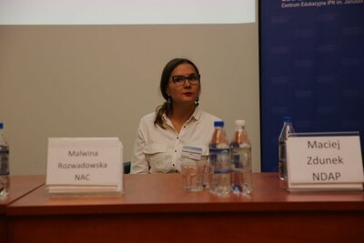 Konferencja naukowa „Zasób – specyfika – upowszechnianie. Film i fotografia we współczesnym archiwum” – Warszawa, 29 października 2018. Fot. Katarzyna Adamów (Archiwum IPN)