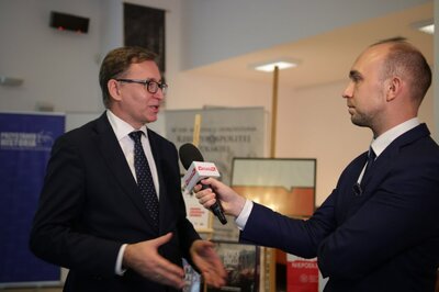 IPN na stulecie odzyskania niepodległości – konferencja prasowa na temat działań Instytutu – Warszawa, 30 października 2018. Fot. Aleksandra Wierzchowska (IPN)