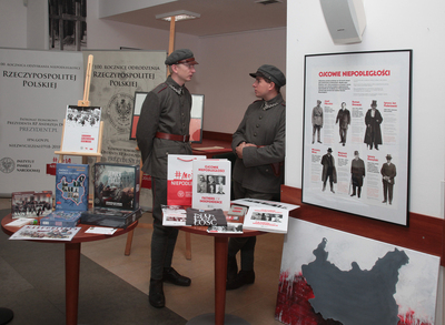 IPN na stulecie odzyskania niepodległości – konferencja prasowa na temat działań Instytutu – Warszawa, 30 października 2018. Fot. Piotr Życieński (IPN)