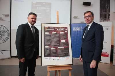 IPN na stulecie odzyskania niepodległości – konferencja prasowa na temat działań Instytutu – Warszawa, 30 października 2018. Fot. Piotr Życieński (IPN)