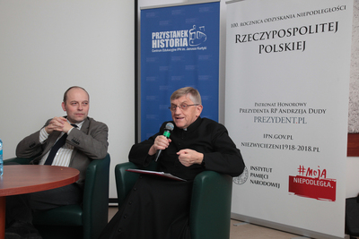 Promocja III tomu „Pro memoria” – dzienników prymasa Stefana Wyszyńskiego – Warszawa, 29 października 2018. Fot. Piotr Życieński (IPN)