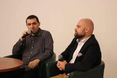 „Obozy dla uchodźców w obszarze zainteresowania wywiadu PRL” – dyskusja z cyklu „Tajemnice wywiadu” – Warszawa, 30 października 2018. Fot. Aleksandra Wierzchowska (IPN)