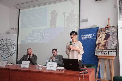 Konferencja naukowa „Zasób – specyfika – upowszechnianie. Film i fotografia we współczesnym archiwum” – Warszawa, 29 października 2018. Fot. Piotr Życieński (IPN)