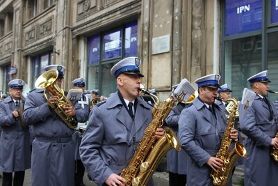 Marszałek Piłsudski otwiera „Przystanek Niepodległość” – 5 listopada 2018. Fot. Aleksandra Wierzchowska (IPN)