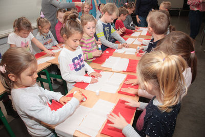 Zajęcia dla uczniów na „Przystanku Niepodległość” – 5 listopada 2018. Fot. Piotr Życieński (IPN)