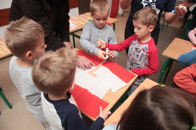 Zajęcia dla uczniów na „Przystanku Niepodległość” – 5 listopada 2018. Fot. Piotr Życieński (IPN)