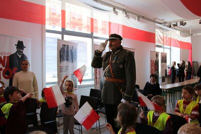 Drugi dzień „Tygodnia Niepodległości” na Przystanku Niepodległość – 6 listopada 2018. Fot. Aleksandra Wierzchowska (IPN)