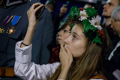 Uroczystość odsłonięcia popiersia Marszałka Piłsudskiego w Brukseli – 6 listopada 2018. Fot. Sławek Kasper (IPN)