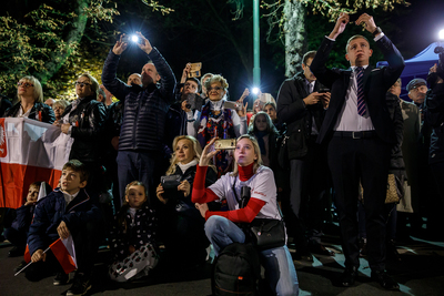 Uroczystość odsłonięcia popiersia Marszałka Piłsudskiego w Brukseli – 6 listopada 2018. Fot. Sławek Kasper (IPN)