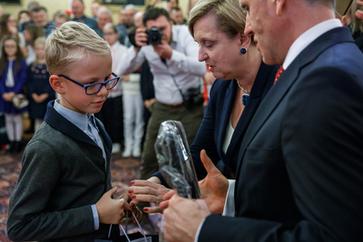 Uroczystość odsłonięcia popiersia Marszałka Piłsudskiego w Brukseli – 6 listopada 2018. Fot. Sławek Kasper (IPN)