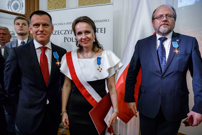 Uroczystość odsłonięcia popiersia Marszałka Piłsudskiego w Brukseli – 6 listopada 2018. Fot. Sławek Kasper (IPN)