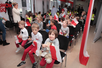 Spotkanie dzieci z Józefem Piłsudskim –  6 listopada 2018. Fot. Piotr Życieński (IPN)