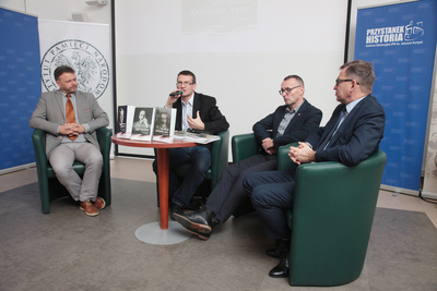 Prezentacja serii wydawniczej IPN „Bohaterowie Niepodległej” – 6 listopada 2018. Fot. Piotr Życieński (IPN)