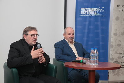 „Polska góra była ich redutą… Kostiuchnówka 1916” – film i rozmowa z cyklu „Powróćmy do korzeni” –  6 listopada 2018. Fot. Piotr Życieński (IPN)