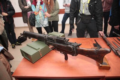 O stroju i uzbrojeniu polskich żołnierzy na Przystanku Niepodległość – 7 listopada 2018. Fot. Piotr Życieński (IPN)