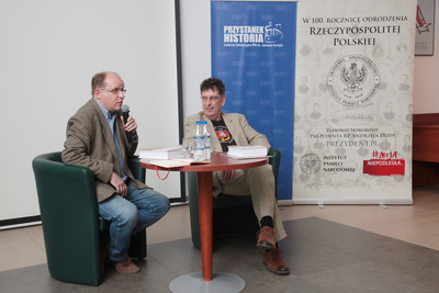 Prezentacja książki Roberta Frosta „Oksfordzka historia historia unii polsko-litewskiej” – 7 listopada 2018. Fot. Piotr Życieński (IPN)