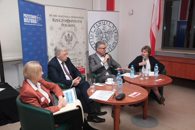 Dyskusja o stanie śledztwa dotyczącego zbrodni katyńskiej – Warszawa, 9 listopada 2018. Fot. Piotr Życieński (IPN)