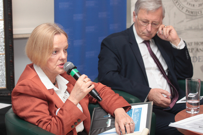 Dyskusja o stanie śledztwa dotyczącego zbrodni katyńskiej – Warszawa, 9 listopada 2018. Fot. Piotr Życieński (IPN)