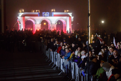Odsłonięcie pomnika Lecha Kaczyńskiego – 10 listopada 2018. Fot. Sławek Kasper (IPN)