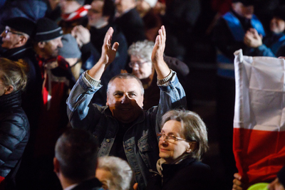 Odsłonięcie pomnika Lecha Kaczyńskiego – 10 listopada 2018. Fot. Sławek Kasper (IPN)