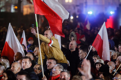 Odsłonięcie pomnika Lecha Kaczyńskiego – 10 listopada 2018. Fot. Sławek Kasper (IPN)