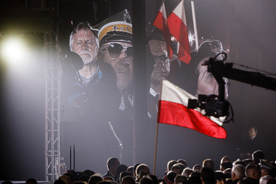 Odsłonięcie pomnika Lecha Kaczyńskiego – 10 listopada 2018. Fot. Sławek Kasper (IPN)