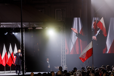 Odsłonięcie pomnika Lecha Kaczyńskiego – 10 listopada 2018. Fot. Sławek Kasper (IPN)
