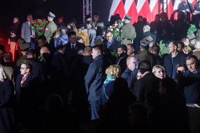 Odsłonięcie pomnika Lecha Kaczyńskiego – 10 listopada 2018. Fot. Sławek Kasper (IPN)