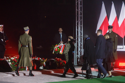 Odsłonięcie pomnika Lecha Kaczyńskiego – 10 listopada 2018. Fot. Sławek Kasper (IPN)