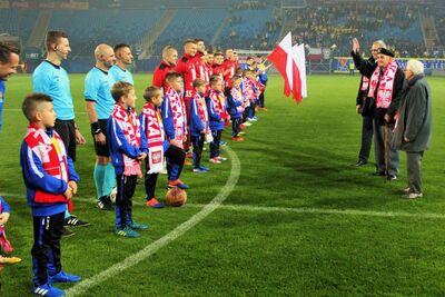 10 listopada lubelski IPN wspólnie z Motorem Lublin świętował 100. rocznicę odzyskania niepodległości