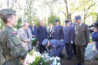 Oznaczenie kolejnych grobów bohaterów w ramach projektu „Ocalamy”