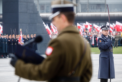 Przy Grobie Nieznanego Żołnierza – 11 listopada 2018. Fot. Sławek Kasper (IPN)