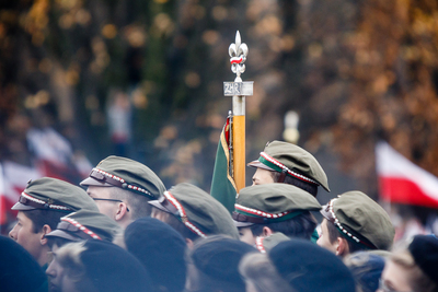 Przy Grobie Nieznanego Żołnierza – 11 listopada 2018. Fot. Sławek Kasper (IPN)