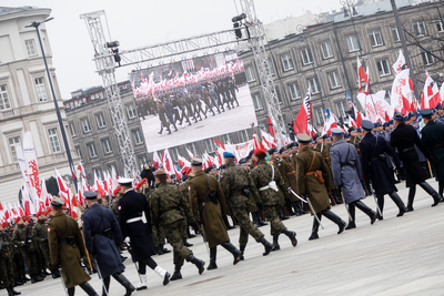 Przy Grobie Nieznanego Żołnierza – 11 listopada 2018. Fot. Sławek Kasper (IPN)