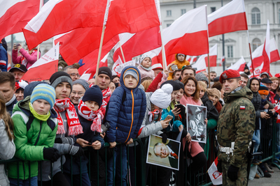 Przy Grobie Nieznanego Żołnierza – 11 listopada 2018. Fot. Sławek Kasper (IPN)