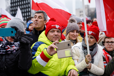 Przy Grobie Nieznanego Żołnierza – 11 listopada 2018. Fot. Sławek Kasper (IPN)