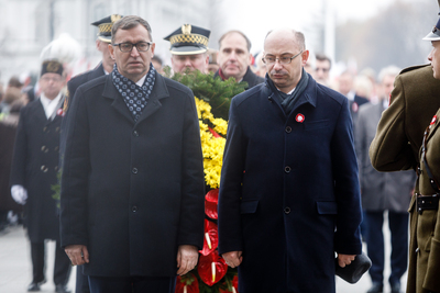 Przy Grobie Nieznanego Żołnierza – 11 listopada 2018. Fot. Sławek Kasper (IPN)