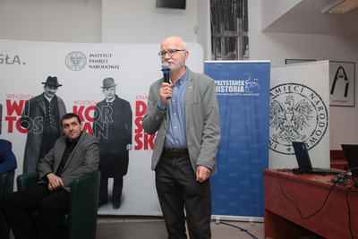 Spotkanie z cyklu „Tajemnice bezpieki” – Warszawa, 14 listopada 2018. Fot. Piotr Życieński (IPN)