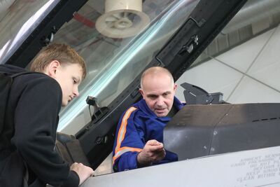 Zwiedzanie 31 Bazy Lotnictwa Taktycznego w Krzesinach – 14 listopada 2018