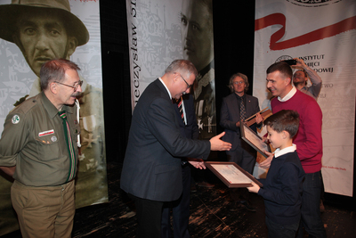 Gala finałowa konkursu „Niezwyciężeni 1918. Pokolenia Niepodległej” – 15 listopada 2018. Fot. Piotr Życieński