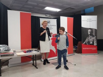 Wernisaż wystawy IPN „Instytut Piłsudskiego w Ameryce – historia i zbiory polskiej instytucji w Nowym Jorku” podczas Festiwalu Niepodległości w Nowym Jorku – 17 listopada 2018