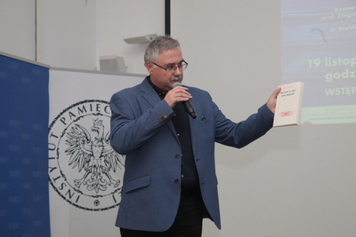 Z cyklu „Na północ od Warszawy. Warmia i Mazury w XX w.” o literaturze mazurskiej – Warszawa, 19 listopada 2018. Fot. Piotr Życieński (IPN)