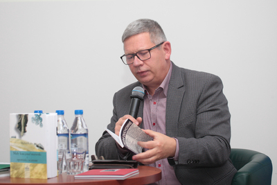 Z cyklu „Na północ od Warszawy. Warmia i Mazury w XX w.” o literaturze mazurskiej – Warszawa, 19 listopada 2018. Fot. Piotr Życieński (IPN)