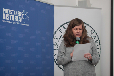 Z cyklu „Na północ od Warszawy. Warmia i Mazury w XX w.” o literaturze mazurskiej – Warszawa, 19 listopada 2018. Fot. Piotr Życieński (IPN)