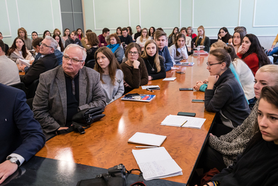 Wizyta na na Narodowym Uniwersytecie w Kamieńcu Podolskim – 22 listopada 2018. Fot. Sławek Kasper (IPN)