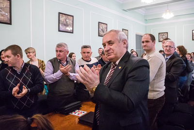 Wizyta na na Narodowym Uniwersytecie w Kamieńcu Podolskim – 22 listopada 2018. Fot. Sławek Kasper (IPN)