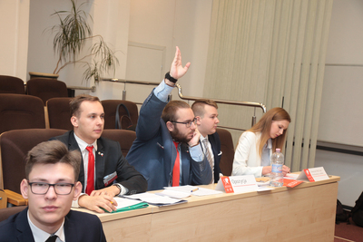 Turniej oksfordzkich debat historycznych dla studentów. Faza grupowa – 22 listopada 2018. Fot. Piotr Życieński (IPN)