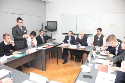 Turniej oksfordzkich debat historycznych dla studentów. Faza grupowa – 22 listopada 2018. Fot. Piotr Życieński (IPN)