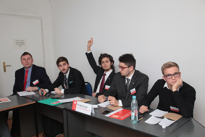 Turniej oksfordzkich debat historycznych dla studentów. Faza grupowa – 22 listopada 2018. Fot. Piotr Życieński (IPN)