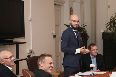 Turniej oksfordzkich debat historycznych dla studentów. Faza grupowa – 22 listopada 2018. Fot. Piotr Życieński (IPN)